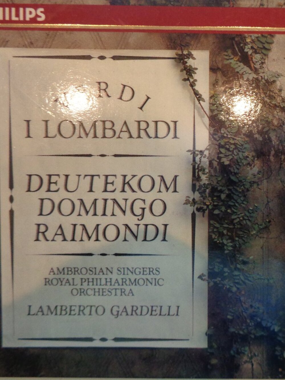Verdi I Lombardi Opera CD Lamberto Gardelli